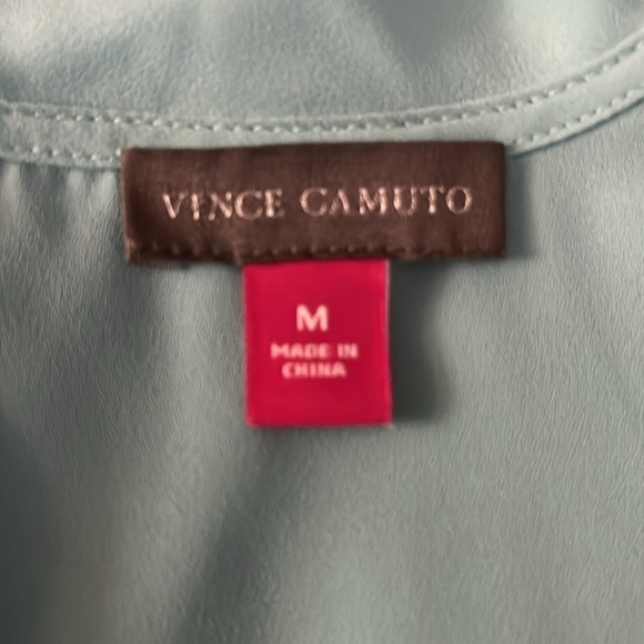 Vince Camuto Sleeveless Blouse Green/Teal Size Medium - Picture 5 of 5